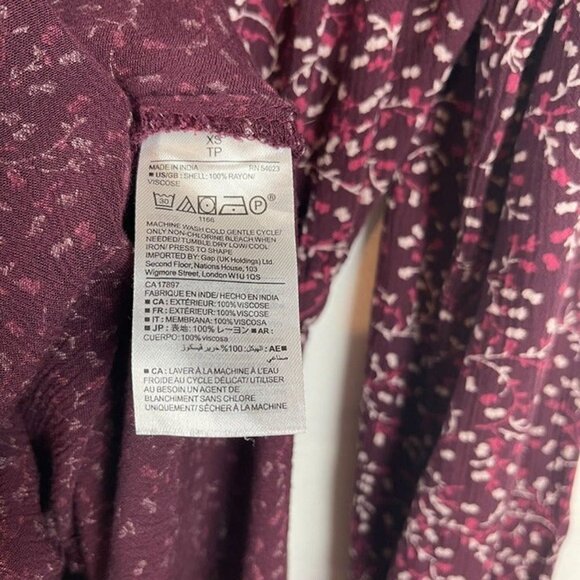 Gap Women 3/4 Sleeve Pullover V neck Dress Size XS - Picture 4 of 6